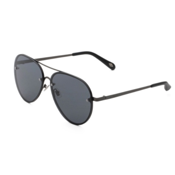 NWOT FOSSIL 63mm Aviator Sunglasses - Picture 1 of 2
